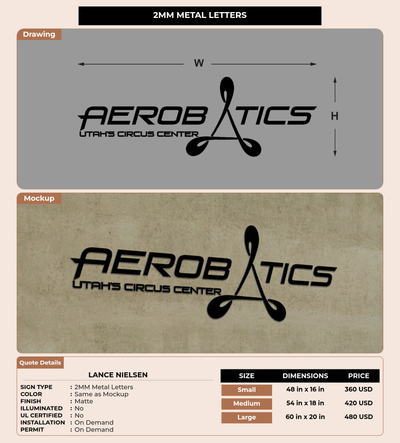 CUSTOM MOCKUP SIGN FOR Lance Nielsen
