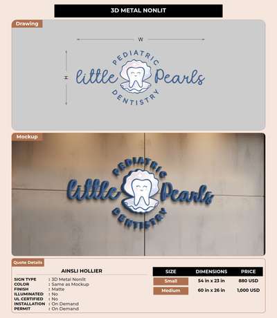 CUSTOM MOCKUP SIGN FOR Ainsli Hollier