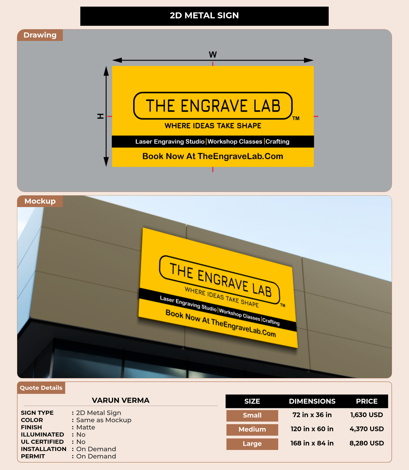 CUSTOM MOCKUP SIGN FOR Varun Verma