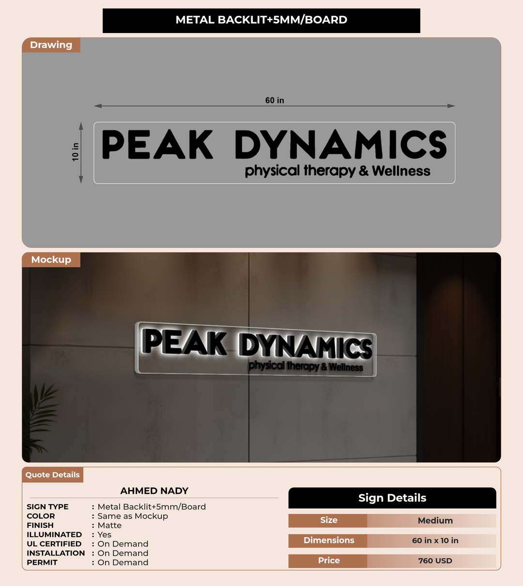 CUSTOM MOCKUP SIGN FOR Ahmed Nady