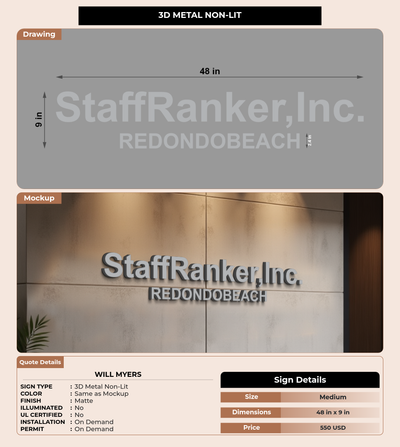 CUSTOM MOCKUP SIGN FOR will myers