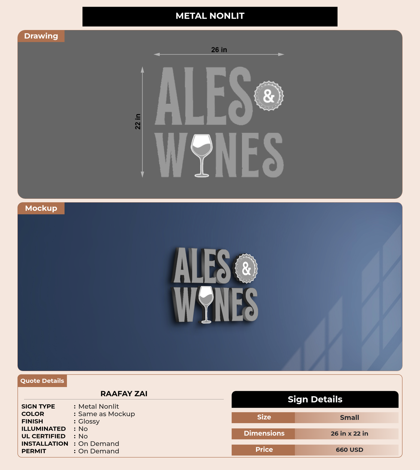 CUSTOM MOCKUP SIGN FOR Raafay Zai