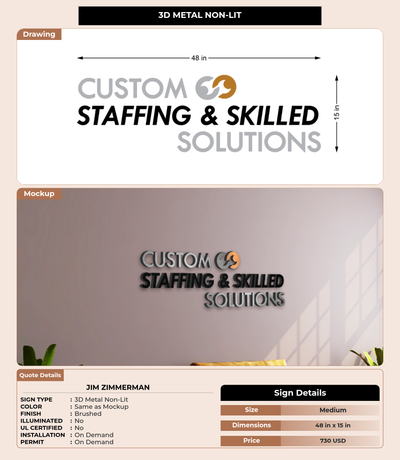 CUSTOM MOCKUP SIGN FOR Jim Zimmerman