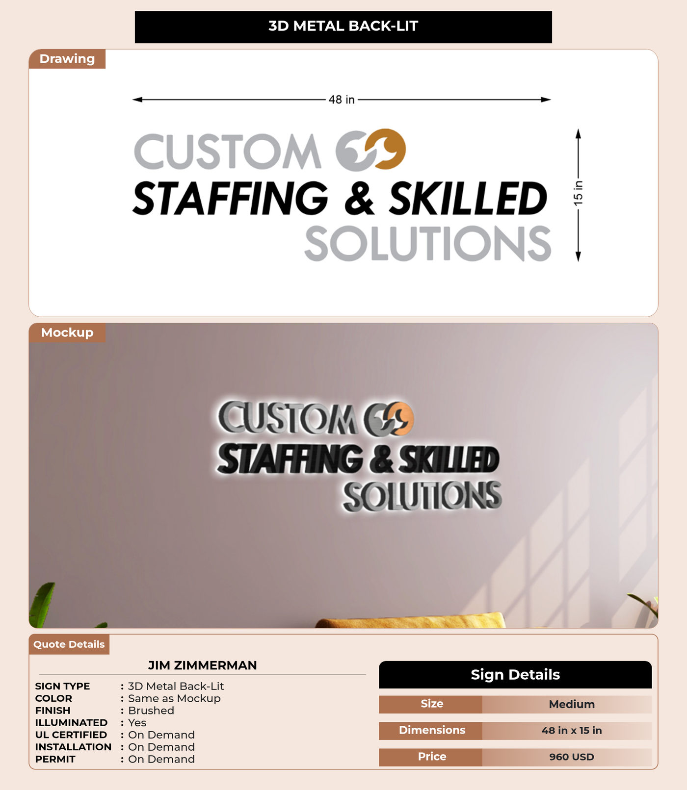 CUSTOM MOCKUP SIGN FOR Jim Zimmerman