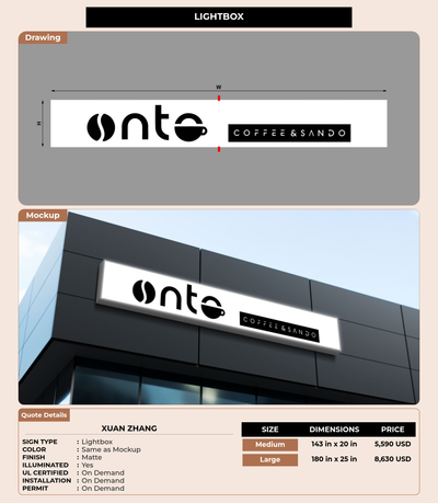 CUSTOM MOCKUP SIGN FOR Xuan Zhang