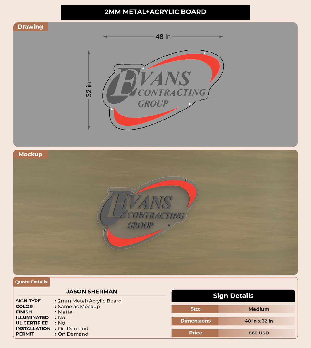 CUSTOM MOCKUP SIGN FOR Jason Sherman