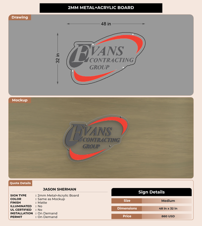 CUSTOM MOCKUP SIGN FOR Jason Sherman