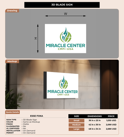 CUSTOM MOCKUP SIGN FOR esse Foka