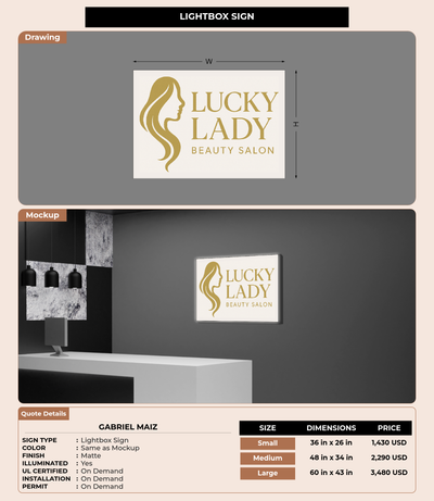 CUSTOM MOCKUP SIGN FOR Gabriel Maiz