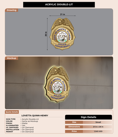 CUSTOM MOCKUP SIGN FOR Lovetta Quinn-Henry