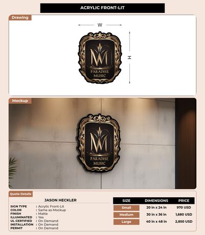 CUSTOM MOCKUP SIGN FOR Jason Heckler