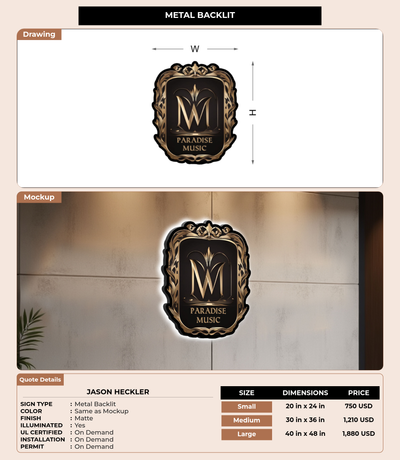CUSTOM MOCKUP SIGN FOR Jason Heckler