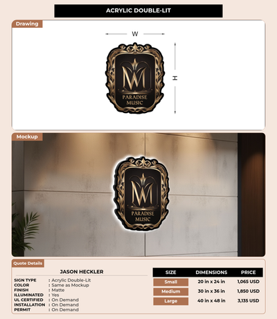 CUSTOM MOCKUP SIGN FOR Jason Heckler
