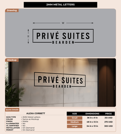 CUSTOM MOCKUP SIGN FOR Alexa Corbett
