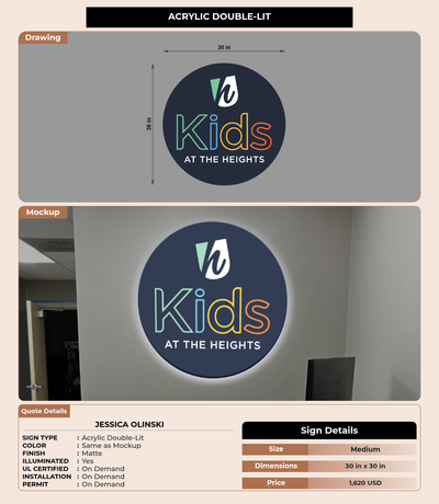CUSTOM MOCKUP SIGN FOR jessica olinski