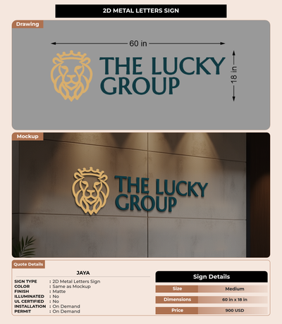 CUSTOM MOCKUP SIGN FOR jaya