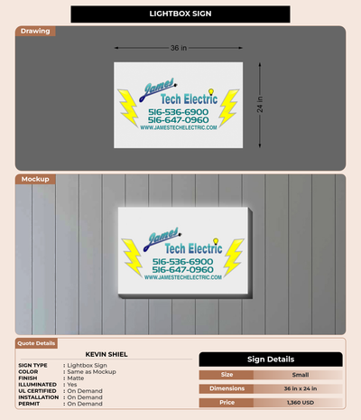 CUSTOM MOCKUP SIGN FOR Kevin Shiel