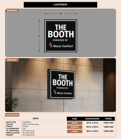 CUSTOM MOCKUP SIGN FOR RUHI