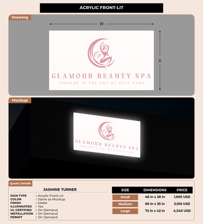 CUSTOM MOCKUP SIGN FOR Jasmine Turner