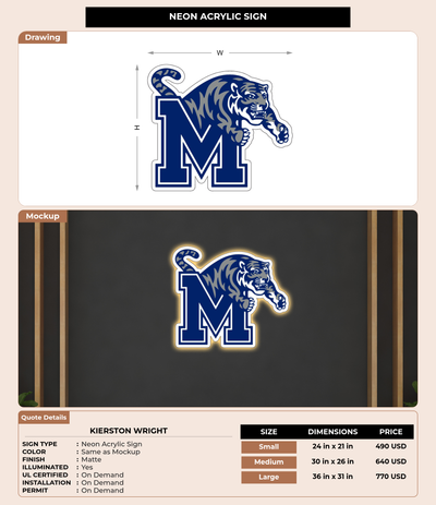 CUSTOM MOCKUP SIGN FOR Kierston Wright