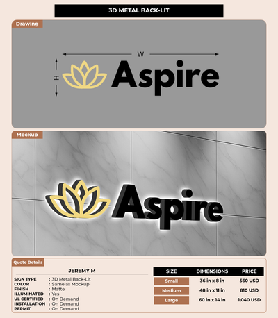 CUSTOM MOCKUP SIGN FOR Jeremy M