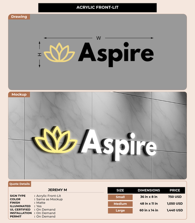 CUSTOM MOCKUP SIGN FOR Jeremy M