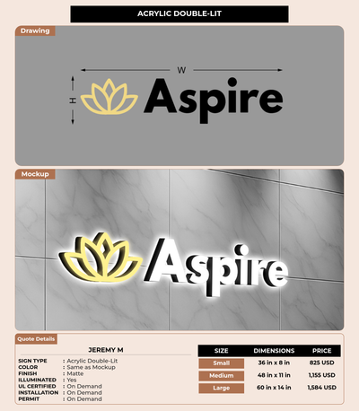 CUSTOM MOCKUP SIGN FOR Jeremy M