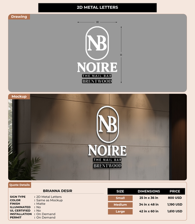 CUSTOM MOCKUP SIGN FOR Brianna Desir