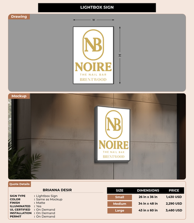 CUSTOM MOCKUP SIGN FOR Brianna Desir