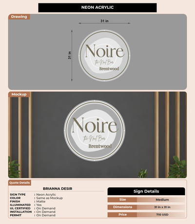 CUSTOM MOCKUP SIGN FOR Brianna Desir