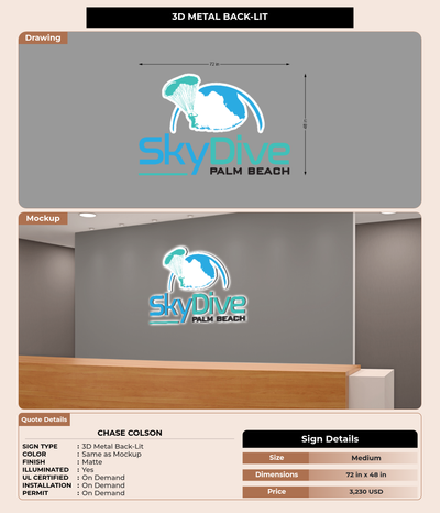 CUSTOM MOCKUP SIGN FOR Chase Colson