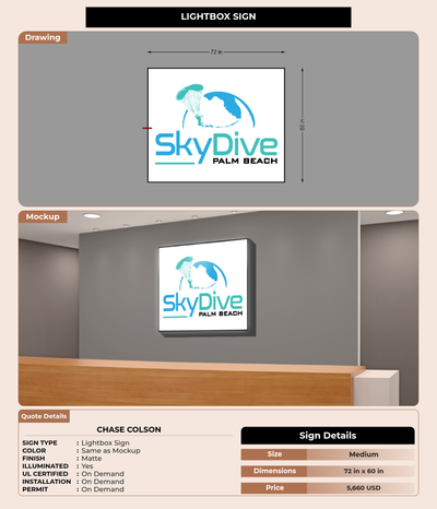 CUSTOM MOCKUP SIGN FOR Chase Colson