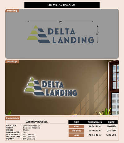 CUSTOM MOCKUP SIGN FOR Whitney Russell