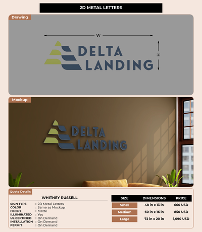 CUSTOM MOCKUP SIGN FOR Whitney Russell