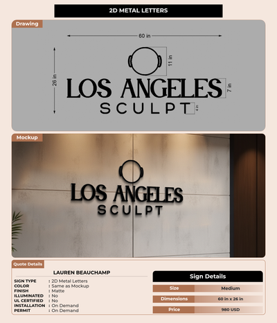 CUSTOM MOCKUP SIGN FOR Lauren Beauchamp
