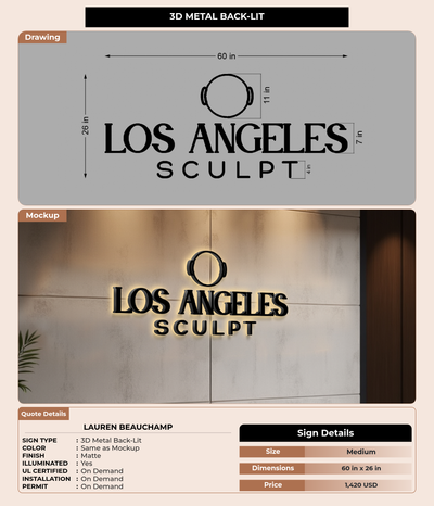 CUSTOM MOCKUP SIGN FOR Lauren Beauchamp