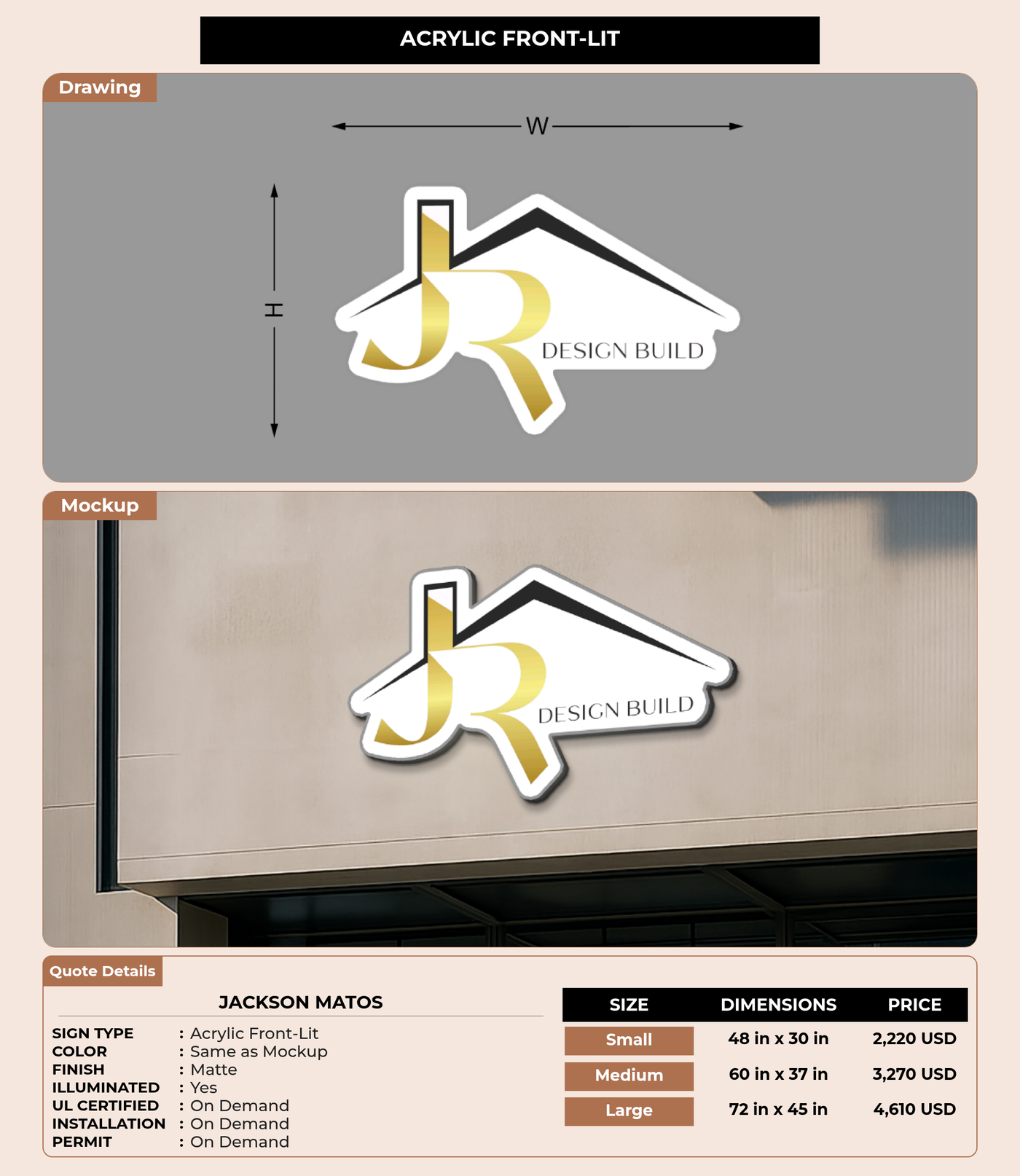 CUSTOM MOCKUP SIGN FOR Jackson Matos