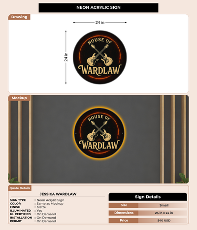 CUSTOM MOCKUP SIGN FOR Jessica Wardlaw