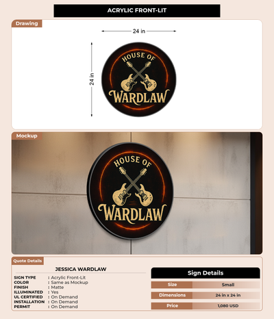 CUSTOM MOCKUP SIGN FOR Jessica Wardlaw