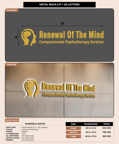 CUSTOM MOCKUP SIGN FOR Manwela Katas