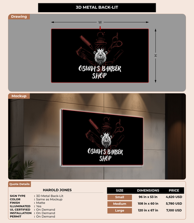 CUSTOM MOCKUP SIGN FOR harold Jones