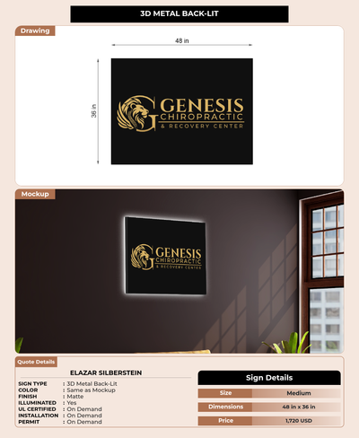CUSTOM MOCKUP SIGN FOR Elazar Silberstein