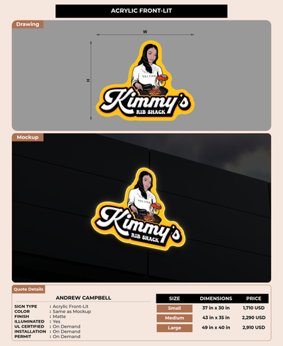 CUSTOM MOCKUP SIGN FOR Andrew Campbell