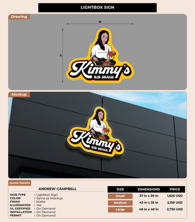 CUSTOM MOCKUP SIGN FOR Andrew Campbell