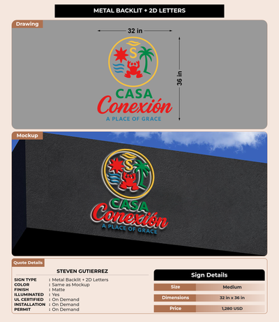 CUSTOM MOCKUP SIGN FOR Steven Gutierrez