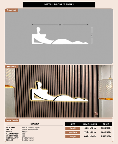 CUSTOM MOCKUP SIGN FOR Bianca