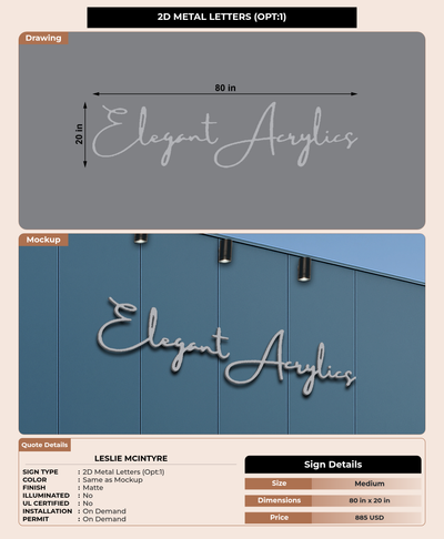 CUSTOM MOCKUP SIGN FOR Leslie Mcintyre