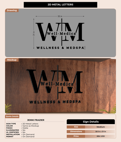 CUSTOM MOCKUP SIGN FOR Jenni Frazier