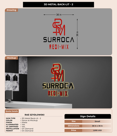 CUSTOM MOCKUP SIGN FOR Rae Szydlowski