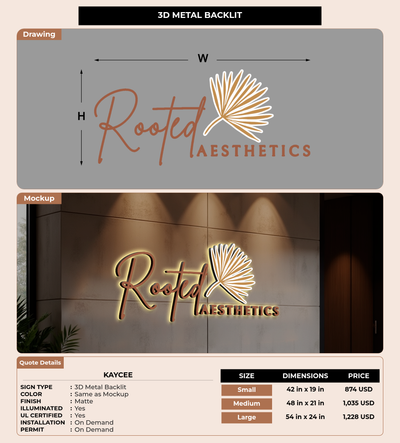 CUSTOM MOCKUP SIGN FOR Kaycee